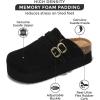 imageProject Cloud 100 Genuine Leather Clogs for Women  Wedge Womens Clogs Platform Slippers for Women  Memory Foam Womens Shoes  Mules for Women 2025  Heeled Womens Mules ampamp Clogs StephiBlack