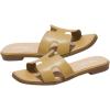 imageProject Cloud Fashion Flat Summer Sandals for Women 2025  Leather Womens Sandals Comfortable Memory Foam Slides for Women Footwear  Mules Womens Sandals  Walking Sandals Women JannelNude