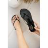 imageProject Cloud Flip flops for Women  Memory Foam Flats Slippers for Women 2025  Vegan Leather Women Slippers ampamp Womens Sandals Beach Essentials Slides for Women Footwear FoundationsBlack Patent