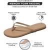 imageProject Cloud Flip flops for Women  Memory Foam Flats Slippers for Women 2025  Vegan Leather Women Slippers ampamp Womens Sandals Beach Essentials Slides for Women Footwear FoundationsTaupe