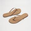 imageProject Cloud Flip flops for Women  Memory Foam Flats Slippers for Women 2025  Vegan Leather Women Slippers ampamp Womens Sandals Beach Essentials Slides for Women Footwear FoundationsTaupe