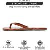 imageProject Cloud Flip flops for Women  Memory Foam Flats Slippers for Women 2025  Vegan Leather Women Slippers ampamp Womens Sandals Beach Essentials Slides for Women Footwear FoundationsBrown Patent