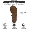 imageProject Cloud Flip flops for Women  Memory Foam Flats Slippers for Women 2025  Vegan Leather Women Slippers ampamp Womens Sandals Beach Essentials Slides for Women Footwear FoundationsChocolate