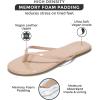 imageProject Cloud Flip flops for Women  Memory Foam Flats Slippers for Women 2025  Vegan Leather Women Slippers ampamp Womens Sandals Beach Essentials Slides for Women Footwear FoundationsTaupe Patent