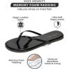 imageProject Cloud Flip flops for Women  Memory Foam Flats Slippers for Women 2025  Vegan Leather Women Slippers ampamp Womens Sandals Beach Essentials Slides for Women Footwear FoundationsBlack Patent