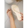imageProject Cloud Flip flops for Women  Memory Foam Flats Slippers for Women 2025  Vegan Leather Women Slippers ampamp Womens Sandals Beach Essentials Slides for Women Footwear FoundationsBone