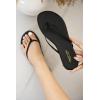 imageProject Cloud Flip flops for Women  Memory Foam Flats Slippers for Women 2025  Vegan Leather Women Slippers ampamp Womens Sandals Beach Essentials Slides for Women Footwear FoundationsBlack