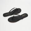 imageProject Cloud Flip flops for Women  Memory Foam Flats Slippers for Women 2025  Vegan Leather Women Slippers ampamp Womens Sandals Beach Essentials Slides for Women Footwear FoundationsBlack