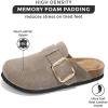 imageProject Cloud Genuine Leather Clogs for Women Shoes  Memory Foam Insole Womens Clogs  NonSlip Womens Clogs and Mules  Cork Footbed Arch Support Fall Shoes for Women 2025 ManchesterTaupe