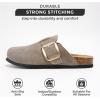 imageProject Cloud Genuine Leather Clogs for Women Shoes  Memory Foam Insole Womens Clogs  NonSlip Womens Clogs and Mules  Cork Footbed Arch Support Fall Shoes for Women 2025 ManchesterTaupe