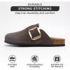 imageProject Cloud Genuine Leather Clogs for Women Shoes  Memory Foam Insole Womens Clogs  NonSlip Womens Clogs and Mules  Cork Footbed Arch Support Fall Shoes for Women 2025 ManchesterTan