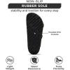 imageProject Cloud Genuine Leather Flat Sandals Beach Essentials Womens Sandals Memory Foam Vacation Essentials Slides for Women Footwear VenitaOlive