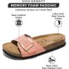 imageProject Cloud Genuine Leather Sandals Women Dressy Summer Beach Essentials  Flip Flops ampamp Slides with Memory Foam Insole Womens Sandals Comfortable FootwearCoral