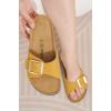 imageProject Cloud Genuine Leather Sandals Women Dressy Summer Beach Essentials  Flip Flops ampamp Slides with Memory Foam Insole Womens Sandals Comfortable FootwearMustard
