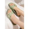 imageProject Cloud Genuine Leather Sandals Women Dressy Summer Beach Essentials  Flip Flops ampamp Slides with Memory Foam Insole Womens Sandals Comfortable FootwearPistachio