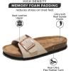 imageProject Cloud Genuine Leather Sandals Women Dressy Summer Beach Essentials  Flip Flops ampamp Slides with Memory Foam Insole Womens Sandals Comfortable FootwearNude