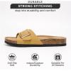 imageProject Cloud Genuine Leather Sandals Women Dressy Summer Beach Essentials  Flip Flops ampamp Slides with Memory Foam Insole Womens Sandals Comfortable FootwearMustard