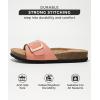 imageProject Cloud Genuine Leather Sandals Women Dressy Summer Beach Essentials  Flip Flops ampamp Slides with Memory Foam Insole Womens Sandals Comfortable FootwearCoral