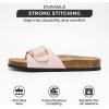 imageProject Cloud Genuine Leather Sandals Women Dressy Summer Beach Essentials  Flip Flops ampamp Slides with Memory Foam Insole Womens Sandals Comfortable FootwearPink
