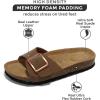 imageProject Cloud Genuine Leather Sandals Women Dressy Summer Beach Essentials  Flip Flops ampamp Slides with Memory Foam Insole Womens Sandals Comfortable FootwearTan