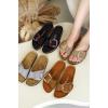 imageProject Cloud Genuine Leather Sandals Women Dressy Summer Beach Essentials  Flip Flops ampamp Slides with Memory Foam Insole Womens Sandals Comfortable FootwearGreybigger Buckle