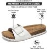 imageProject Cloud Genuine Leather Sandals Women Dressy Summer Beach Essentials  Flip Flops ampamp Slides with Memory Foam Insole Womens Sandals Comfortable FootwearOffwhite