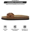 imageProject Cloud Genuine Leather Womens Sandals  Memory Foam Beach Essentials Slippers for Women ampamp Slide for Women Footwear  flip flops for women Sandals for Women 2025 BahamaChestnut
