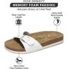 imageProject Cloud Genuine Leather Womens Sandals  Memory Foam Beach Essentials Slippers for Women ampamp Slide for Women Footwear  flip flops for women Sandals for Women 2025 BahamaWhite