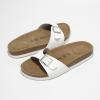 imageProject Cloud Genuine Leather Womens Sandals  Memory Foam Beach Essentials Slippers for Women ampamp Slide for Women Footwear  flip flops for women Sandals for Women 2025 BahamaWhite