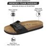 imageProject Cloud Genuine Leather Womens Sandals  Memory Foam Beach Essentials Slippers for Women ampamp Slide for Women Footwear  flip flops for women Sandals for Women 2025 BahamaBlack