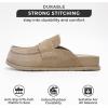 imageProject Cloud Genuine Suede Womens Clogs  Memory Foam Arch Support Women Shoes Non Slip Sole Clogs for Women Footwear  Platform Shoes for Women Clogs and Winter Shoes Women FoamyTaupe Suede