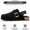 imageProject Cloud Mini Clogs for Kids  Memory Foam Unisex Kids Clogs  Non Slip Clogs for Kids Boys ampamp Girls Clogs ampamp Mules  Water Resistant Kids Clogs Arch Support JeannaBlack