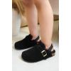 imageProject Cloud Mini Clogs for Kids  Memory Foam Unisex Kids Clogs  Non Slip Clogs for Kids Boys ampamp Girls Clogs ampamp Mules  Water Resistant Kids Clogs Arch Support JeannaBlack