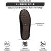 imageProject Cloud Womens Grey Cathi Loafers  100 Genuine Suede Memory Foam Faux Fur Lined SlipResistant Flat Heel Moc Toe Christmas Theme Solid Pattern Casual PullOn WinterBlack