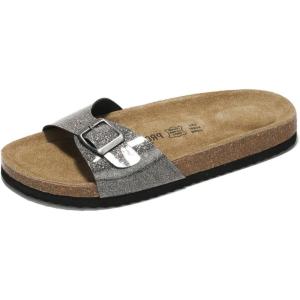 imageProject Cloud Genuine Leather Womens Sandals  Memory Foam Beach Essentials Slippers for Women ampamp Slide for Women Footwear  flip flops for women Sandals for Women 2025 BahamaPewter