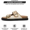 imageProject Cloud 100 Genuine Leather Slides for Women Platform Sandals Women Comfortable Summer Sandals Memory foam Insole Womens Slides with Straps  Casual Wear Womens Sandals SharlRaffia