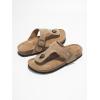 imageProject Cloud 100 Genuine Leather Thong Sandals Women WaterResistant Beach Essentials Womens Sandals Flip Flops for Women Footwear Memory Foam Sandals Women Dressy Slides BritaniChestnut