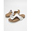 imageProject Cloud 100 Genuine Leather Thong Sandals Women WaterResistant Beach Essentials Womens Sandals Flip Flops for Women Footwear Memory Foam Sandals Women Dressy Slides BritaniWhite