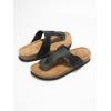 imageProject Cloud 100 Genuine Leather Thong Sandals Women WaterResistant Beach Essentials Womens Sandals Flip Flops for Women Footwear Memory Foam Sandals Women Dressy Slides BritaniBlack