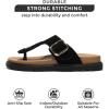 imageProject Cloud 100 Genuine Suede Upper Platform Sandals Women Summer Dress Slippers Women Fashion Thong Womens Sandals Memory Foam Vegan Insoles Womens Fashion Beach Essentials FreidaBlack