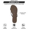 imageProject Cloud Flip Flops for Women Footwear  Memory Foam and Lightweight Beach Essentials Flat Slippers  Comfortable NonSlip Summer Sandals for Women 2025 EmotionBlack