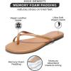 imageProject Cloud Flip Flops for Women Footwear  Memory Foam and Lightweight Beach Essentials Flat Slippers  Comfortable NonSlip Summer Sandals for Women 2025 EmotionTan