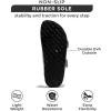 imageProject Cloud Genuine Leather Flat Sandals Comfortable Beach Essentials Womens Sandals Memory Foam Vacation Essentials Slides for Women Footwear SantoriniBlue Patent