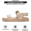 imageProject Cloud Leather Womens Sandals Comfortable ampamp Adjustable Walking Sandals Women Footwear  Strappy Sandals for Women  Flexible Womens Sandals For Women 2025 MonaNude