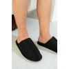 imageProject Cloud Mens House Slippers 100 Genuine Sheepskin Upper  Memory Foam Mens Scuff Slippers with Dyed Sheep Fur Slippers for Men  NonSlip Fluffy Slippers ampamp Fall Slippers ColinBlack