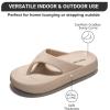 imageProject Cloud Womens Sandals  NonSlip Water Sandals for Women Recovery Slippers  Flip Flops For Women Beach Essentials Water Shoes Slides for Women  House Slippers for woman PillowBeige