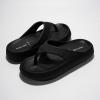imageProject Cloud Womens Sandals  NonSlip Water Sandals for Women Recovery Slippers  Flip Flops For Women Beach Essentials Water Shoes Slides for Women  House Slippers for woman PillowBlack