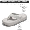 imageProject Cloud Womens Sandals  NonSlip Water Sandals for Women Recovery Slippers  Flip Flops For Women Beach Essentials Water Shoes Slides for Women  House Slippers for woman PillowGrey
