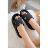 imageProject Cloud Womens Sandals Cloud Recovery Sandals Women Memory Foam Slippers for Women Cushioned Womens Slippers NonSlip Beach Essentials Slides for Women PillowStrapBlack