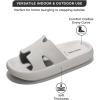 imageProject Cloud Womens Sandals Cloud Recovery Sandals Women Memory Foam Slippers for Women Cushioned Womens Slippers NonSlip Beach Essentials Slides for Women PillowStrapGrey